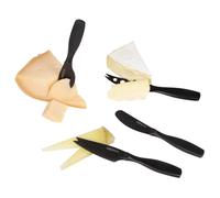 BOSKA Couteau à fromage Set de 4 couteaux à fromage à pâte dure Couteau à fromage à pâte molle Acier inoxydable Nouveau