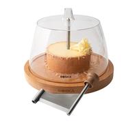 BOSKA Fraiseur à Fromage avec Cloche Amigo - Pour Girolle, Tête de Moine et Chocolat - Bois