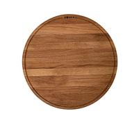 BOSKA Planche à pizza Friends XXL de Planche de présentation ⌀ 47 cm/En chêne européen/Rainure/Aussi pour petit déjeuner, déjeuner et dîner/Planche à pizza très grande/Ronde