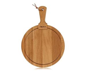 BOSKA Planche de Présentation Ronde Friends M - Chêne Européen de haute qualité - 29,5 cm