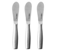 BOSKA Set de Coteaux à Tartiner Mini Copanhagen / 3 petits couteaux à tartiner/Acier inoxydable/Argenté / 13 x 1,8 x 1 cm