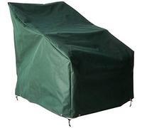 Bosmere C571 Adirondack résistant aux intempéries 83,8 cm de large x 104,1 cm de profondeur x 109,2 cm de haut à l'arrière de la couverture de patio-funiture-couverture, vert
