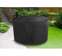 Bosmere D540 Storm Black Housse pour Table de Jardin de 4 Places Rond Noir 71 cm