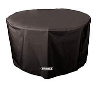 Bosmere D545 Storm Black Housse pour Table de Jardin de 4/6 Places Rond Noir 71 cm
