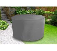 Bosmere Protector 6000 U524 Housse de Protection Circulaire pour Table de Jardin + chaises | D 300 cm H 90 cm | 100% étanche, Protection UV, très résistante 600D | Garantie 6 Ans