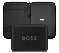 BOSS Conférencier A4 zip Boss Cut Out Black & Grey