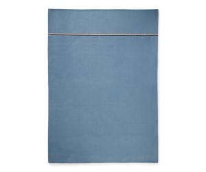 BOSS Couvre-lit en polaire avec ruban à rayures emblématiques - Style BLINEA Beige Throw 130170, THROW-BLINEA bleu clair ONESI