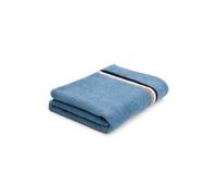 BOSS Drap de bain en coton avec bande à rayures emblématiques - Style BLINEA Beige Bath sheet 090/150, BSHT-BLINEA bleu clair ONESI