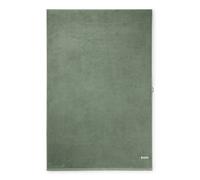 BOSS Drap de bain en coton avec logo brodé en contraste - Style EDGE Galaxy Bath sheet 100, BSHT-EDGE Vert ONESI