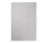 BOSS Drap de bain en coton avec logo brodé en contraste - Style EDGE Graphit Bath sheet 100, BSHT-EDGE Argent ONESI