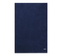 BOSS Drap de bain en coton avec logo brodé en contraste - Style EDGE Graphit Bath sheet 100, BSHT-EDGE Bleu foncé ONESI