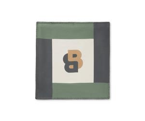 BOSS Housse de coussin en jacquard à point roulé - Style MANIFEST Cushion cover 045045, CUCO-MANIFEST Gris sombre ONESI