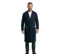 BOSS Peignoir en jersey de coton avec logo brodé - Style Robe BM, 50545943 Bleu foncé S