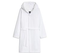 BOSS Peignoir en coton à longues fibres avec revers à logo - Style PLAIN Graphit KIMO S, KIM-PLAIN Blanc M