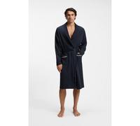 BOSS Peignoir en jersey de coton avec logo brodé - Style Robe BM, 50545943 Bleu foncé S