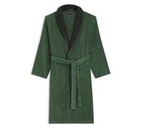 BOSS Peignoir en velours de coton à monogramme Double B - Style DOUBLEB Cypres Bath robe L, KIM-DOUBLEB Vert XXL