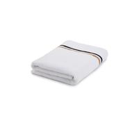BOSS Serviette de bain en coton avec bordure à rayures emblématiques - Style BLINEA White Bath towel 070/140, BTOW-BLINEA Blanc ONESI