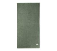 BOSS Serviette de bain en coton avec logo brodé en contraste - Style EDGE Blush Bath towel 070, BTOW-EDGE Vert ONESI