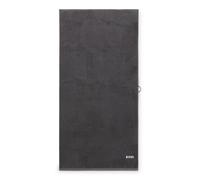 BOSS Serviette de bain en coton avec logo brodé en contraste - Style EDGE Graphit Bath towel 070, BTOW-EDGE Gris sombre ONESI