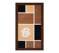 BOSS Serviette de plage en velours de coton - Style OSCAR Camel Beach towel 100, BEAT-OSCAR Marron ONESI