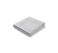BOSS Serviette de toilette en coton avec logo brodé en contraste - Style EDGE Galaxy Handtowel 050, HTOW-EDGE Argent ONESI