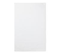 BOSS Serviette de toilette en coton avec logo brodé en contraste - Style EDGE Mineral Guest towel 040, GUEST-EDGE Blanc ONESI