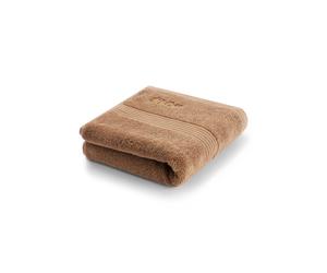 BOSS Serviette de toilette en coton avec logo brodé - Style LOF Rumba SERV 050100, HTOW-LOFT Marron ONESI