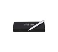 BOSS Stylo à bille en laque blanche brillante avec anneau logoté - Style Ballpoint pen Gear Icon White, 58109359 Blanc pcs.