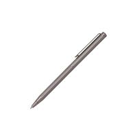 BOSS Stylo à bille en métal bruni à motif gravé - Style Ballpoint pen Cloud Gun, 58109357 Argent pcs.