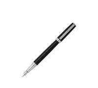 BOSS Stylo-plume en laque noire brillante avec anneau à logo - Style Fountain pen Gear Icon Black, 58109487 Noir pcs.