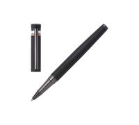 BOSS Stylo roller noir à logo avec capuchon à rayures emblématiques - Style Rollerball pen Loop Black Iconic, 58131041 Noir pcs.