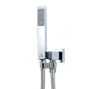 Bossini Cube Set de douche avec raccord mural coudé et support, 1 jet, C55001C00030004,
