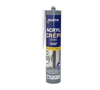 Bostik Acryl Crépi - Mastic Acrylique - Intérieur et Extérieur - Spécial Crépi - Aspect Granuleux - Tous Matériaux - Blanc - Cartouche 310 ml