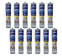 BOSTIK ACRYL PEINTURE - Pack de 12 Cartouches