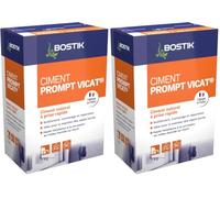 Bostik Ciment Prompt Vicat Beige 1kg (Lot de 2)