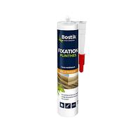 Bostik Colle de Fixation pour Plinthe en Bois - Cartouche 310 ml | PVC et Medium - Colle Mastic Acrylique pour Parquets - Usage Intérieur - Prise Immédiate - Sans Solvant - Blanc