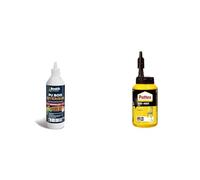 Bostik Colle PU Extérieur - Polyuréthane Liquide D4 & Pattex Classic - Hautement Résistante pour Bois (Biberon de 750 g)