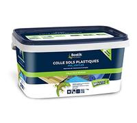 Bostik Colle Sols Souples pour Plastiques - 7kg | PVC - Vinyle - Intérieur - Prête à l'Emploi - Application Facile - Sans Solvant - Couleur : Clair - 1 Seau - Blanc