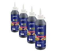 Bostik Colle Vinylique Bois R22 - Prise Lente - Colle d'Assemblage et de Placage du Bois - D1 Menuiseries Intérieures - Meubles - Blanc - Biberon de 250 g (Lot de 4)