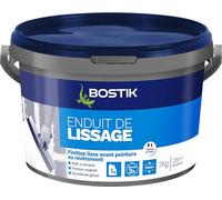 Bostik Enduit de lissage en pâte – Prêt à l'emploi, usage intérieur – Seau 7 kg blanc