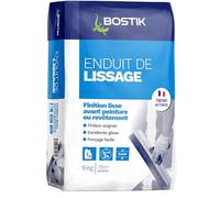 Bostik Enduit de Lissage Poudre, Lisse et Masque jusqu'à 2mm, Facile à Poncer, Tous Supports, Usage Intérieur, Blanc, Sac de 15 kg