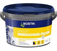 Bostik Enduit de Rebouchage Façade en Pâte - Pot 4 kg | Prêt à l’Emploi - Intérieur/Extérieur - Tous Supports - Rebouchage et Égalisation de Trous et Fissures Jusqu’à 1 cm - Blanc