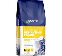 Enduit rebouchage façade en poudre - BOSTIK - 5kg - Blanc - Extérieur