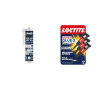 Bostik FIXPRO - Mastic Auto et Bateau MSP 104 - Colle et Joint - Tous matériaux & Loctite Super Glue-3 Power Gel Mini Dose, colle forte enrichie en caoutchouc, mini-dose de colle gel