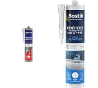 Bostik FIXPRO - Mastic Colle de Fixation MSP 117 Conditions Extrêmes - Intérieur/Extérieur & FIXPRO - Mastic de Fixation et d’Étanchéité MSP 111 Pièces Humides - Intérieur/Extérieur