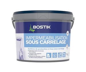 Bostik Kit d’Étanchéité Sous Carrelage - Imperméabilisation Sol et Mur pour Douches, Cuisines et Salles de Bain - Film Protecteur Prêt à l’Emploi avec Bande de Renfort - 7 kg