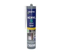 BOSTIK Mastic Acrylique Blanc Acryl S - Intérieur & Extérieur - 310 ml | Reprise de Fissures - Calfeutrement et Joint - Tous Matériaux - Peut être peint - Couleur : Blanc