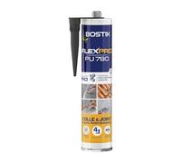 BOSTIK Mastic Colle et Joint Flexpro PU 790 Noir - 300 ml | Multi Usages - Tous Matériaux - Intérieur/Extérieur et Milieux Humides