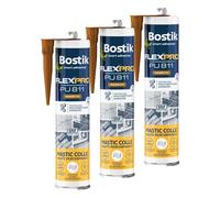 Bostik Mastic Colle Flexpro PU811 - Colle et Jointe Tous Matériaux - Multi-Usages - Intérieur/Extérieur et Milieux Humides - Formule Polyuréthane Haute Performance - Couleur : Marron - 300 ml