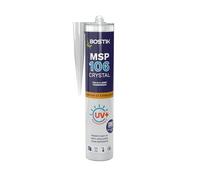 Bostik Mastic Colle Transparent MSP 106 Invisible - Cartouche 290 ml | Pour Collages et Joints d'Étanchéité - Multi-Matériaux - Intérieur - Formule MS Polymère - Sans Solvants ni Isocyanate